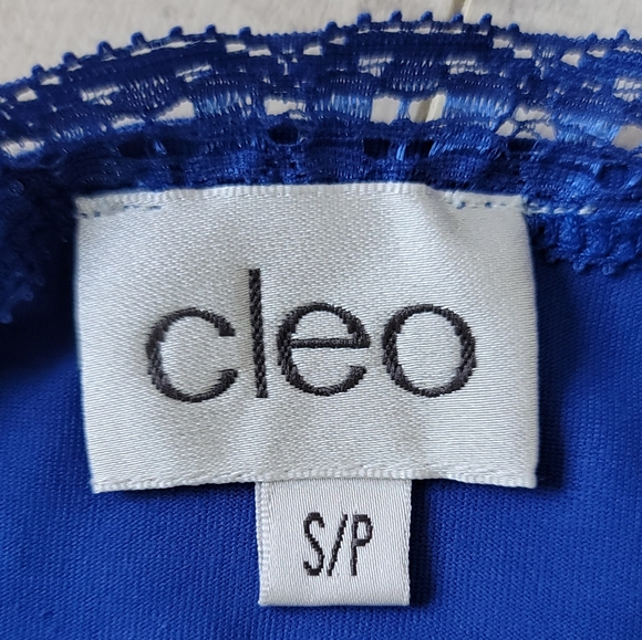 SALE 3 for $15 Royal Blue Tank / Cami Adjustable Straps Lace Sz S - Picture 3 of 6